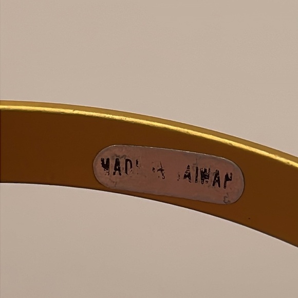 Gold Tone Bohemian Style Bangle Bracelet (GB2) - Picture 6 of 9